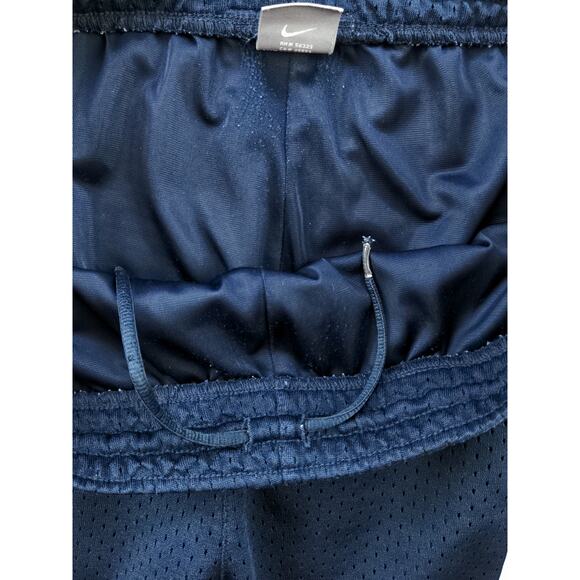 Mens Nike Mesh Athletic Shorts Size M Blue Embroidered Swoosh - Picture 7 of 12